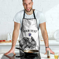 Custom New Zealand Kiwi Football Apron Aotearoa Silver Fern - Polynesian Pride
