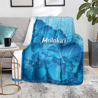 Aloha Hawaii Molokai Island Blanket Hibiscus Tribal Honu Hawaiian Tattoo LT14 - Polynesian Pride