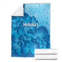 Aloha Hawaii Molokai Island Blanket Hibiscus Tribal Honu Hawaiian Tattoo LT14 - Polynesian Pride