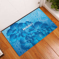 Aloha Hawaii Molokai Island Rubber Doormat Hibiscus Tribal Honu Hawaiian Tattoo LT14 - Polynesian Pride