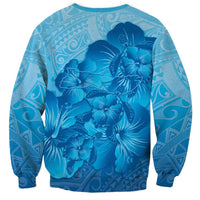 Aloha Hawaii Molokai Island Sweatshirt Hibiscus Tribal Honu Hawaiian Tattoo LT14 - Polynesian Pride