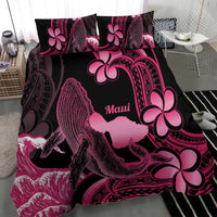 Aloha Hawaii Maui Bedding Set Valley Isle Humpback Whale Black LT14 - Polynesian Pride