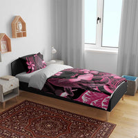 Aloha Hawaii Maui Bedding Set Valley Isle Humpback Whale Black LT14 - Polynesian Pride