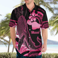 Aloha Hawaii Maui Hawaiian Shirt Valley Isle Humpback Whale Black