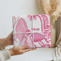 Aloha Hawaii Maui Wrapping Paper Valley Isle Humpback Whale White - Polynesian Pride