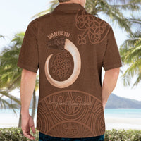 Vanuatu Indipendens Dei Hawaiian Shirt Yumi Sand Drawing Turtle Mix Lapita LT14 - Polynesian Pride