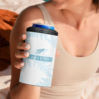 Custom New Zealand Silver Fern Football 4 in 1 Can Cooler Tumbler Come On All White