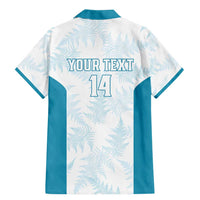 Custom New Zealand Silver Fern Football Family Matching Mermaid Dress and Hawaiian Shirt Come On All White
