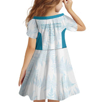 Custom New Zealand Silver Fern Football Family Matching Off The Shoulder Long Sleeve Dress and Hawaiian Shirt Come On All White