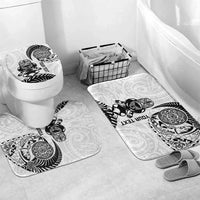 Custom Aotearoa Football Bathroom Set NZ Maori Tiki Go Champions - Polynesian Pride