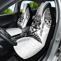 Custom Aotearoa Football Car Seat Cover NZ Maori Tiki Go Champions