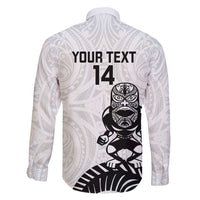 Custom Aotearoa Football Family Matching Long Sleeve Bodycon Dress and Hawaiian Shirt NZ Maori Tiki Go Champions