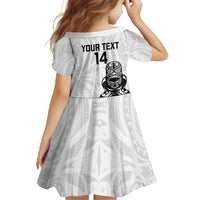 Custom Aotearoa Football Family Matching Mermaid Dress and Hawaiian Shirt NZ Maori Tiki Go Champions