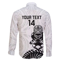 Custom Aotearoa Football Family Matching Short Sleeve Bodycon Dress and Hawaiian Shirt NZ Maori Tiki Go Champions