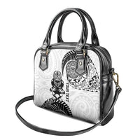Custom Aotearoa Football Shoulder Handbag NZ Maori Tiki Go Champions