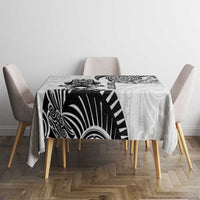 Custom Aotearoa Football Tablecloth NZ Maori Tiki Go Champions