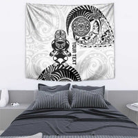 Custom Aotearoa Football Tapestry NZ Maori Tiki Go Champions