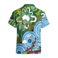 Australia And Fiji Hawaiian Shirt Aboriginal Mix Fijian Tapa Unique Style LT14 - Polynesian Pride