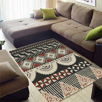 Vintage Bula Fiji Masi Area Rug Fijian Tapa Cloth - Polynesian Pride