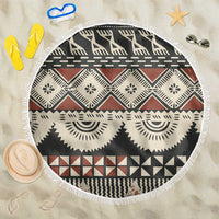 Vintage Bula Fiji Masi Beach Blanket Fijian Tapa Cloth - Polynesian Pride