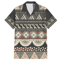 Vintage Bula Fiji Masi Hawaiian Shirt Fijian Tapa Cloth - Polynesian Pride