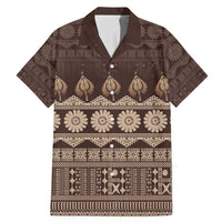 Bula Fiji Iri ni Meke Family Matching Mermaid Dress and Hawaiian Shirt Kuvui Fijian Masi - Polynesian Pride