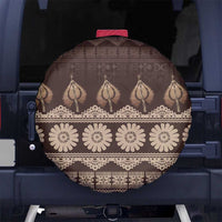 Bula Fiji Iri ni Meke Spare Tire Cover Kuvui Fijian Masi - Polynesian Pride