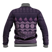 Bula Fiji Iri ni Meke Baseball Jacket Lokaloka Fijian Masi LT14 - Polynesian Pride