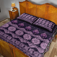 Bula Fiji Iri ni Meke Quilt Bed Set Lokaloka Fijian Masi - Polynesian Pride