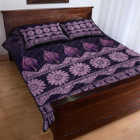 Bula Fiji Iri ni Meke Quilt Bed Set Lokaloka Fijian Masi - Polynesian Pride