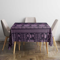 Bula Fiji Iri ni Meke Tablecloth Lokaloka Fijian Masi - Polynesian Pride