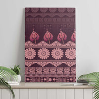 Bula Fiji Iri ni Meke Canvas Wall Art Piqi Fijian Masi - Polynesian Pride
