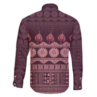 Bula Fiji Iri ni Meke Family Matching Mermaid Dress and Hawaiian Shirt Piqi Fijian Masi - Polynesian Pride