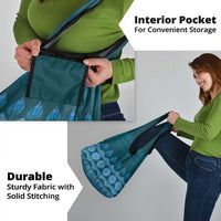 Bula Fiji Iri ni Meke Grocery Bag Karakarawa Fijian Masi - Polynesian Pride