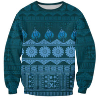 Bula Fiji Iri ni Meke Sweatshirt Karakarawa Fijian Masi - Polynesian Pride