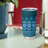 Bula Fiji Iri ni Meke Tumbler Cup Karakarawa Fijian Masi - Polynesian Pride