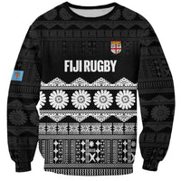 Fiji Tapa Rugby Custom Sweatshirt Go Fijiana - Polynesian Pride