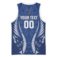 Auckland 2026 Rugby Custom Basketball Jersey NZ Maori Silver Fern