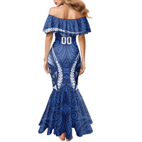 Auckland 2026 Rugby Custom Family Matching Mermaid Dress and Hawaiian Shirt NZ Maori Silver Fern