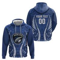 Auckland 2026 Rugby Custom Hoodie NZ Maori Silver Fern