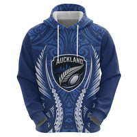 Auckland 2026 Rugby Custom Hoodie NZ Maori Silver Fern LT14 - Polynesian Pride