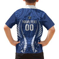 Auckland 2026 Rugby Custom Kid Hawaiian Shirt NZ Maori Silver Fern LT14 - Polynesian Pride