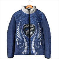 Auckland 2026 Rugby Custom Padded Jacket NZ Maori Silver Fern LT14 - Polynesian Pride