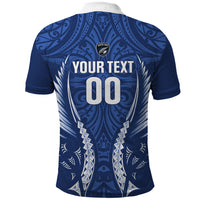 Auckland 2026 Rugby Custom Polo Shirt NZ Maori Silver Fern LT14 - Polynesian Pride