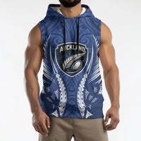 Auckland 2026 Rugby Custom Sleeveless Hoodie NZ Maori Silver Fern LT14 - Polynesian Pride
