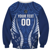 Auckland 2026 Rugby Custom Sweatshirt NZ Maori Silver Fern LT14 - Polynesian Pride