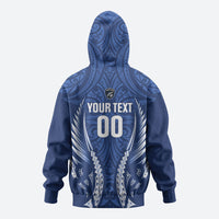 Auckland 2026 Rugby Custom Zip Hoodie NZ Maori Silver Fern LT14 - Polynesian Pride