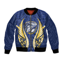 Bay of Plenty 2026 Rugby Custom Bomber Jacket NZ Maori Silver Fern
