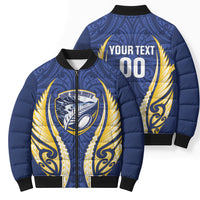 Bay of Plenty 2026 Rugby Custom Bomber Puffer Jacket NZ Maori Silver Fern
