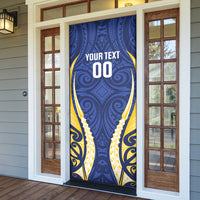 Bay of Plenty 2026 Rugby Custom Door Cover NZ Maori Silver Fern LT14 - Polynesian Pride